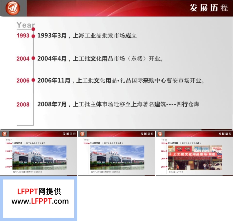 豎線條時(shí)間軸事件展示動(dòng)畫(huà)PPT模板