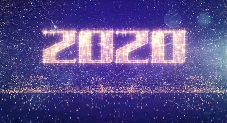 特效動(dòng)畫(huà)新年祝福賀卡PPT模板