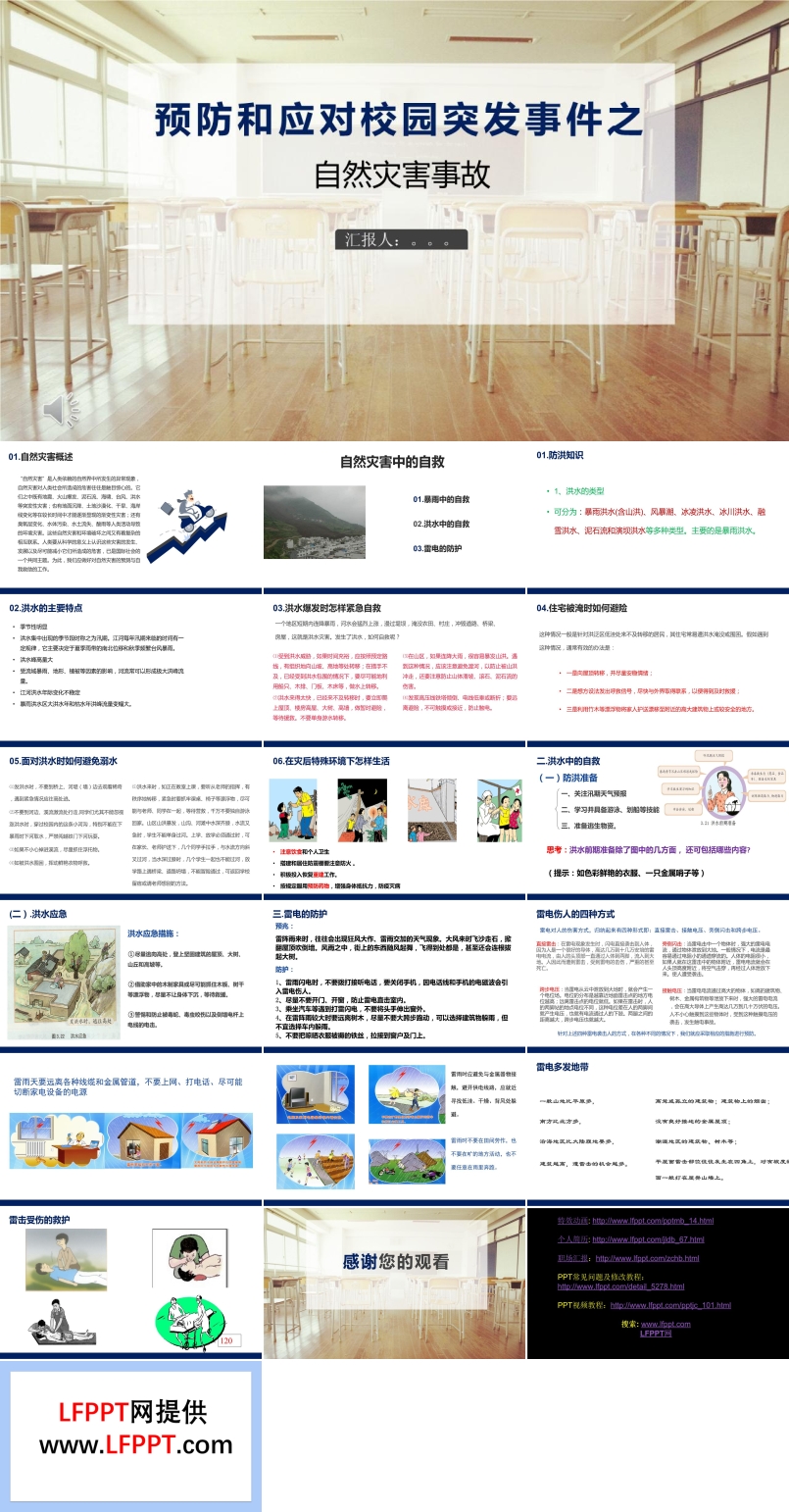 預防和應對校園自然災害PPT課件