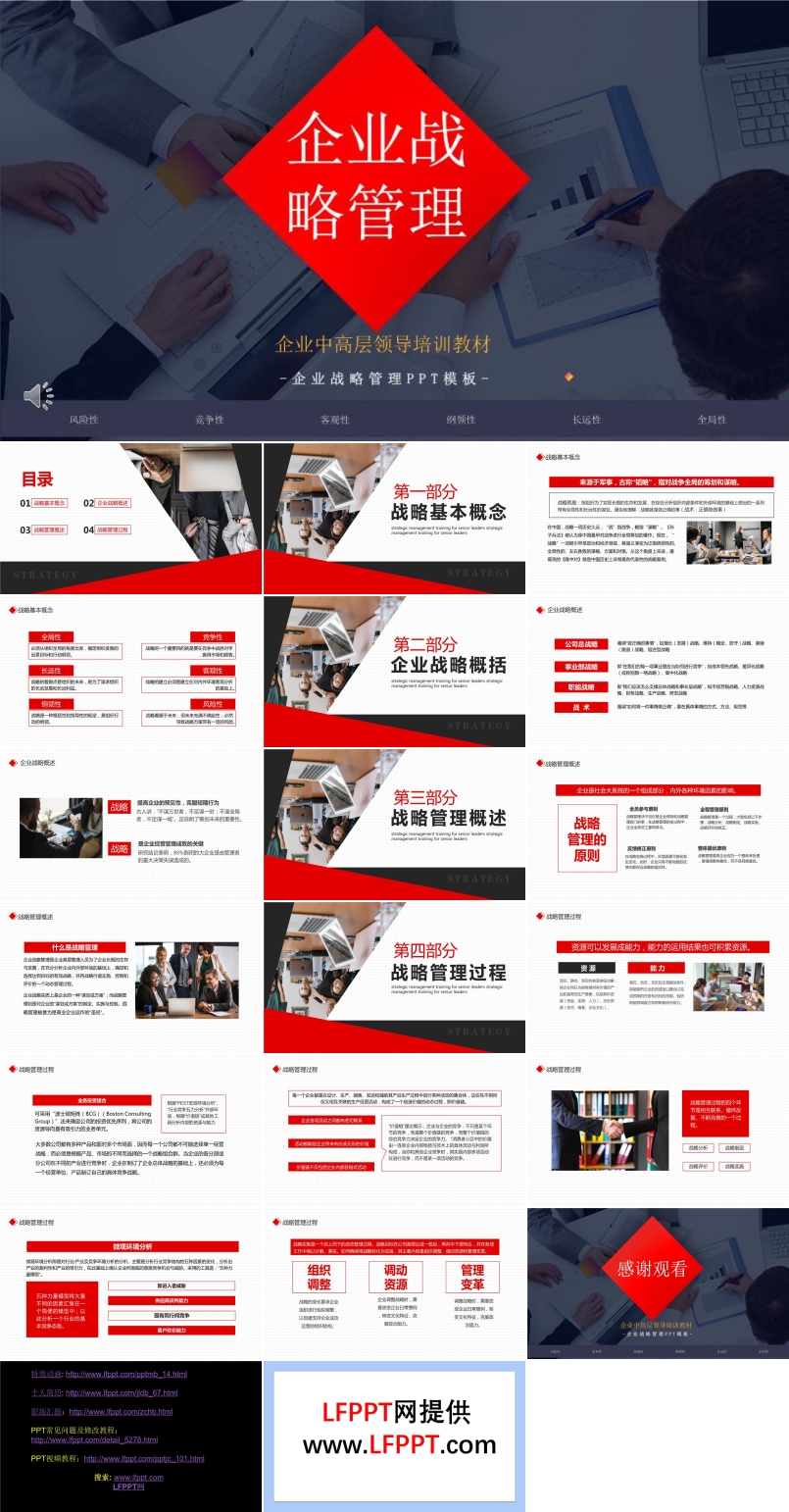 企業(yè)戰(zhàn)略管理PPT模板