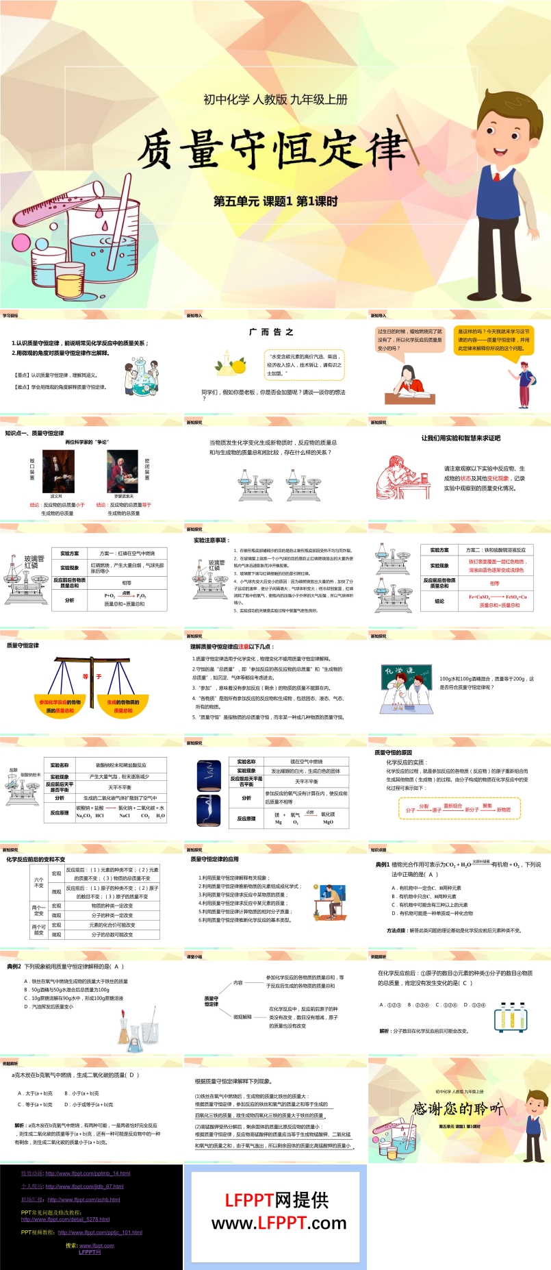 質(zhì)量守恒定律PPT課件