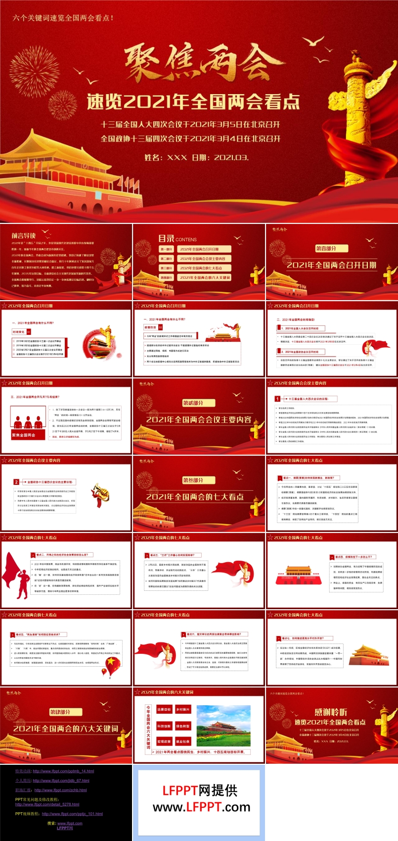 解讀2021年全國兩會(huì)PPT