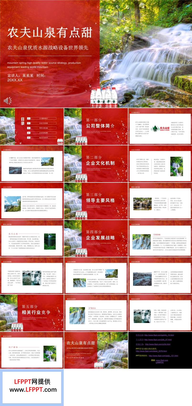 農夫山泉商業(yè)模式分析PPT