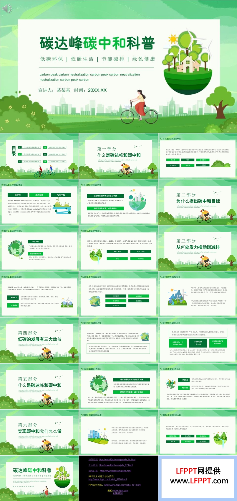 科普碳達(dá)峰碳中炭和知識(shí)PPT課件