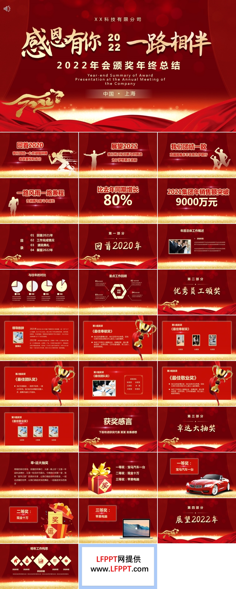 2022年會頒獎PPT
