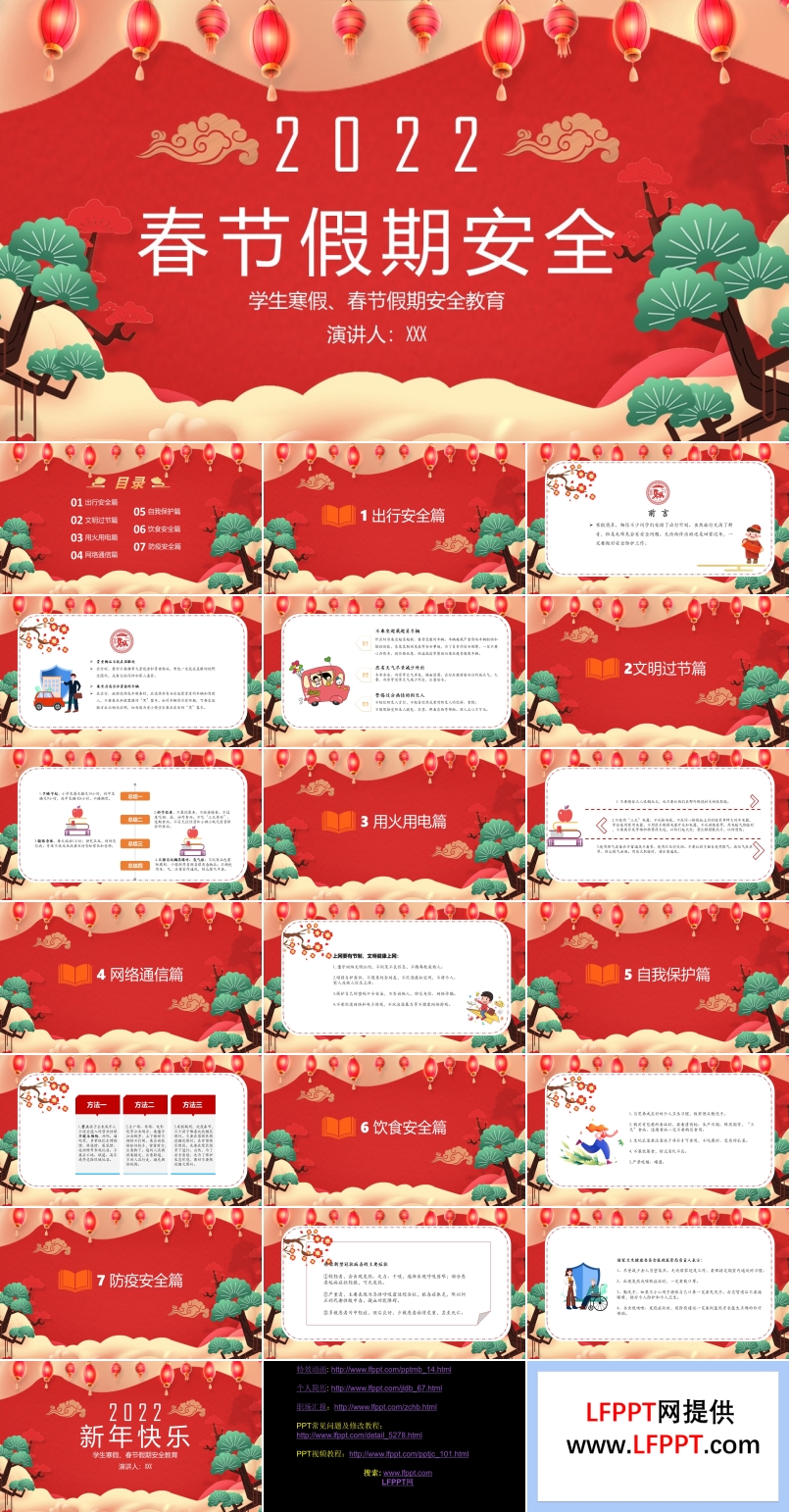 春節(jié)假期安全PPT