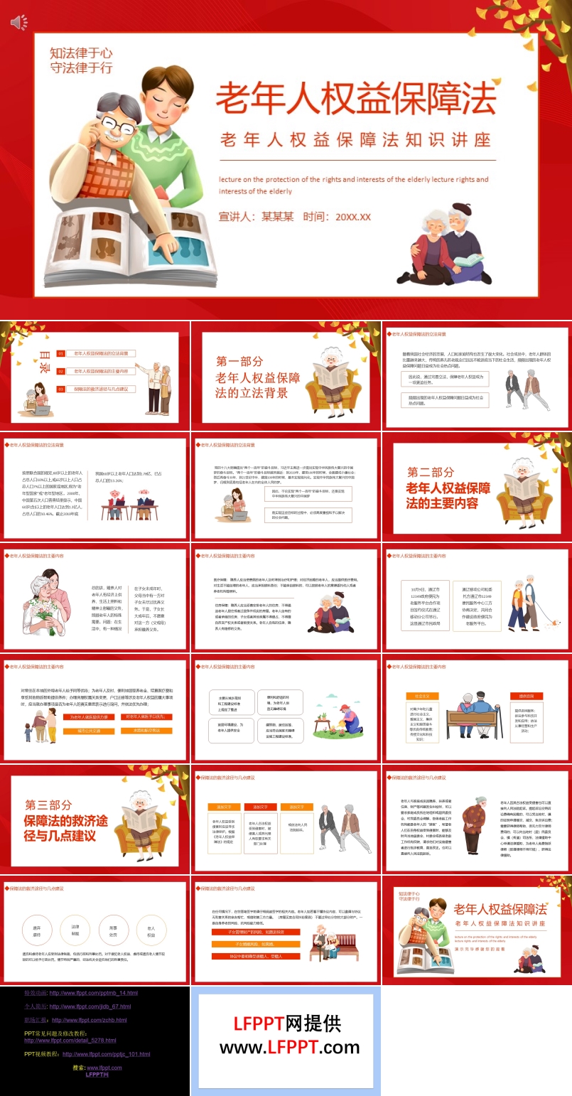 老年人權(quán)益保障法知識(shí)講座PPT課件