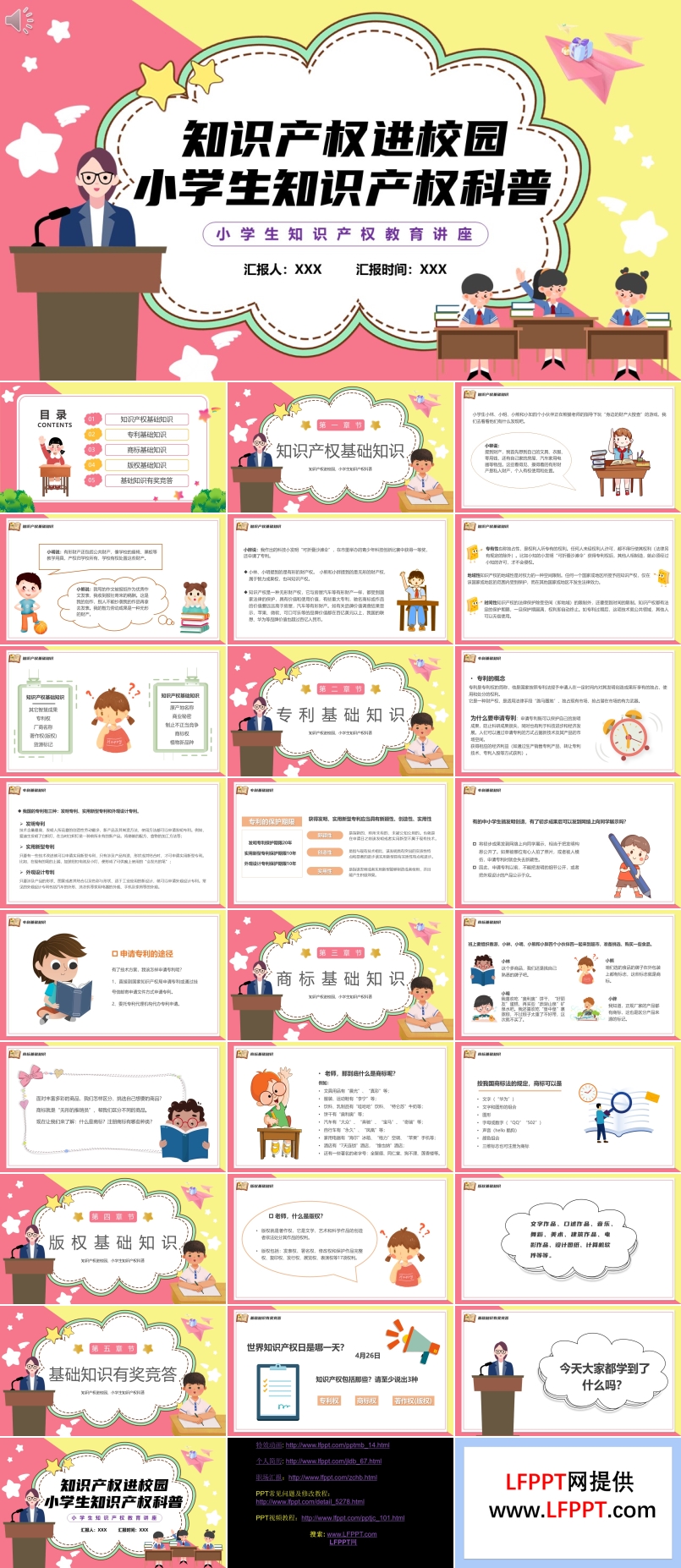 小學生知識產權科普講座課件PPT