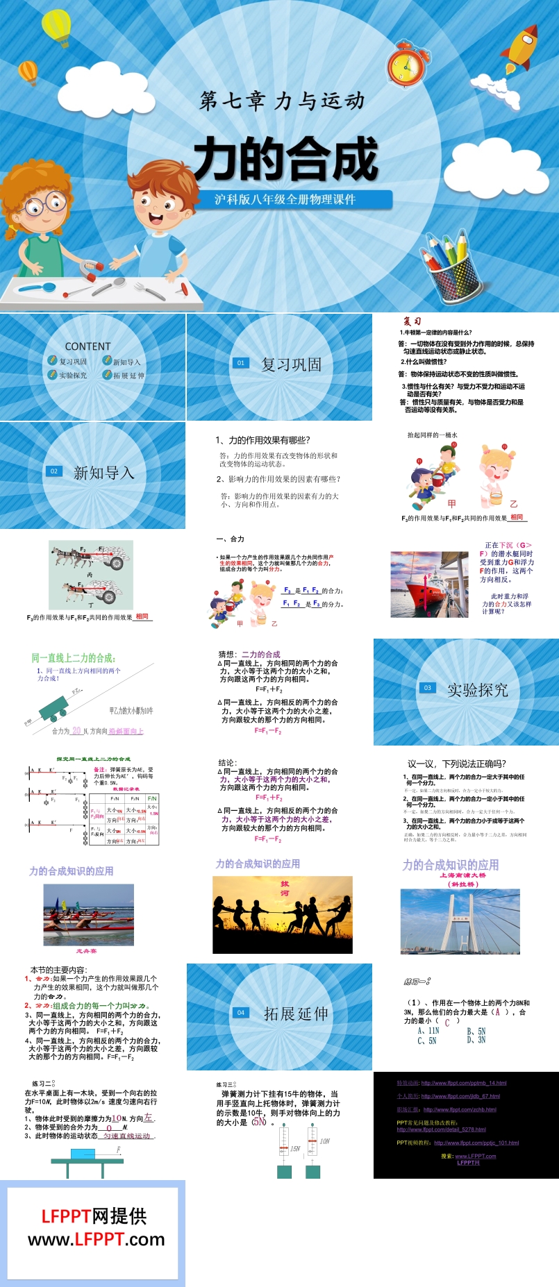 《力的合成》PPT課件