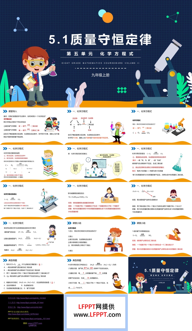 部編版質(zhì)量守恒定律PPT課件
