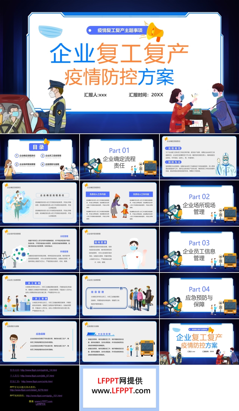 企業(yè)復工復產(chǎn)疫情防控方案PPT