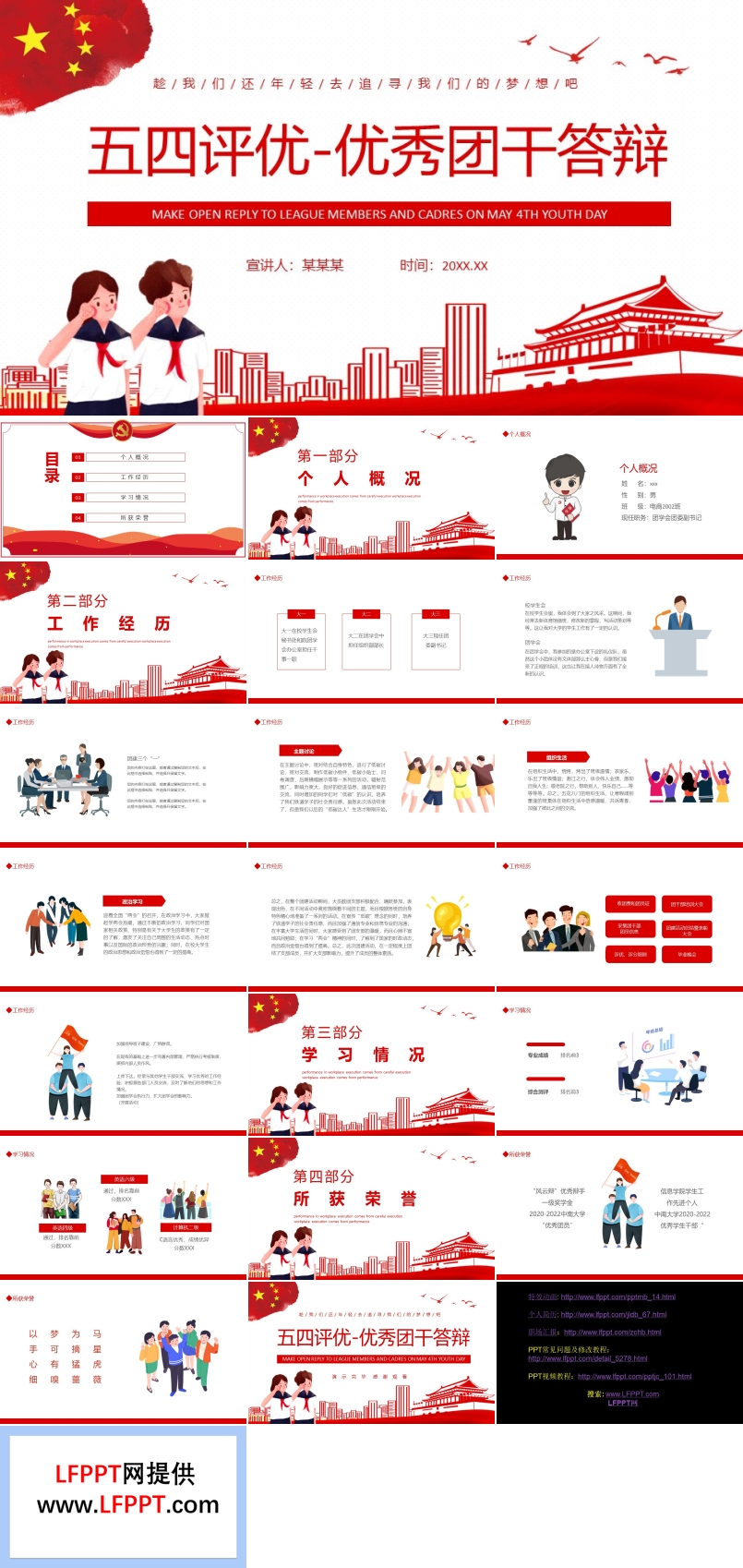 五四評優(yōu)優(yōu)秀團(tuán)干答辯PPT