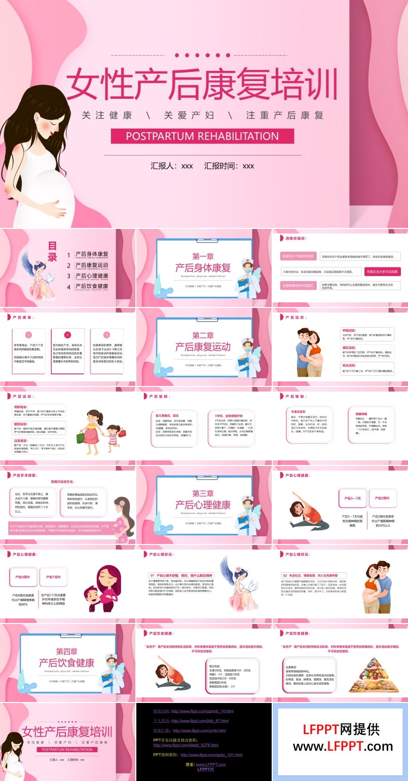 女性產(chǎn)后康復(fù)培訓(xùn)講座PPT課件