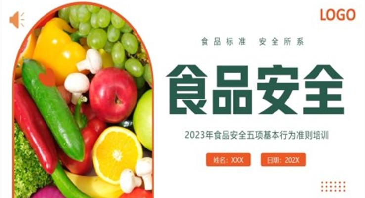 2023食品安全五項基本行為準(zhǔn)則PPT課件