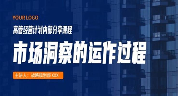 BLM市場洞察的運作過程PPT課件模板BLM業(yè)務領先模型